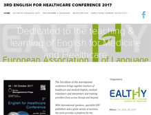 Tablet Screenshot of englishforhealthcare.com